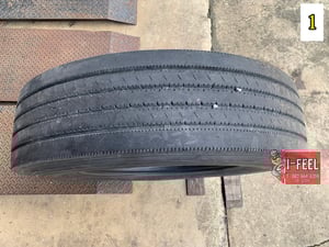 ยางเก่าBridgestone  11r22.5 r157 radial tbr ปี2021 ชุดนี้มี 4เส้น