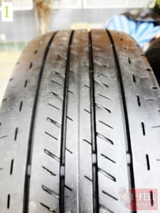 ยางรถยนต์มือ2 ใช้แล้ว  BS. Duravis ขนาด 215-70r15 มี 2เส้น