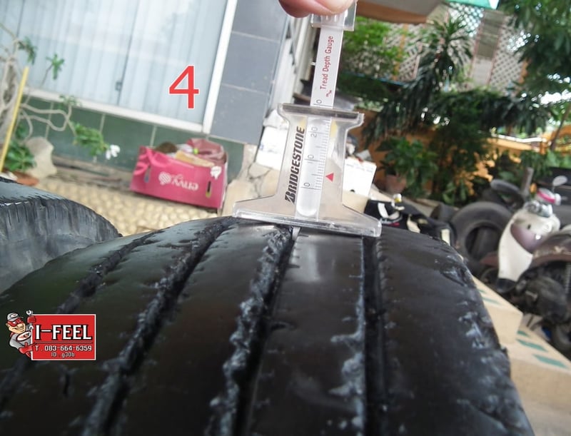 Bridgestone ยางเก่า 7.00r16 radial r200 ชุดนี้มี 5เส้น คละปีผลิต