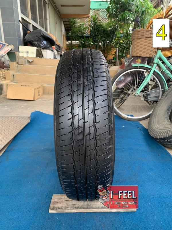 ยางเก่ามือ2 Dunlop รุ่น sp lt30a ขนาด 215-70r16 ปี2022