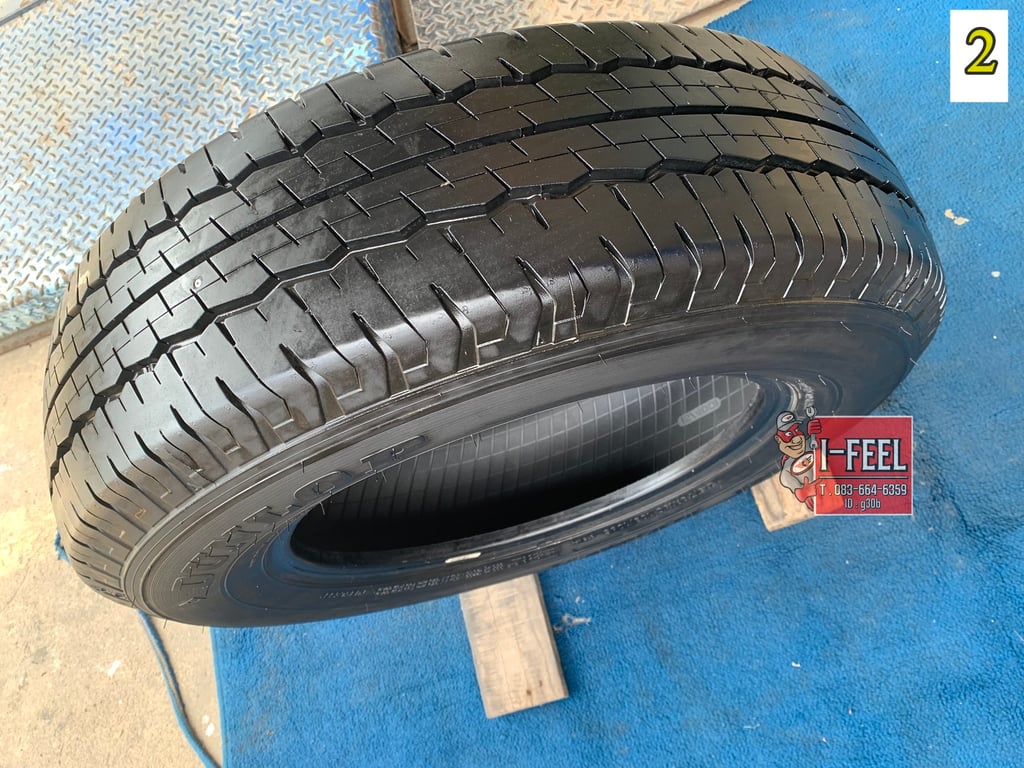 ยางเก่ามือ2 Dunlop รุ่น sp lt30a ขนาด 215-70r16 ปี2022