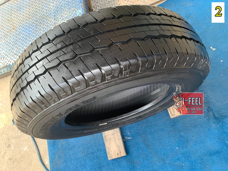 ยางเก่ามือ2 Dunlop รุ่น sp lt30a ขนาด 215-70r16 ปี2022