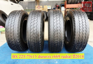 Radialใช้แล้ว มี 4เส้น 225-75r15 Bridgestone ปีผลิต 2018 r669