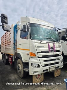 10  ล้อ ฮีโน่ วิคเตอร์ 2 เพลา เครื่อง 344 แรงม้า กระบะคอกสูง (ไม่ดั้ม)