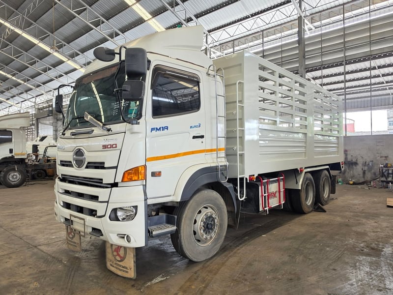 10 ล้อ ฮีโน่ วิคเตอร์ 344 แรงม้า 2เพลา กระบะคอกสูง (ไม่ดั้ม) ปี 65