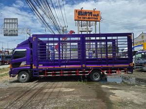 6 ล้อ ฮีโน่ เมก้า 210 แรงม้า ปี 66 กระบะคอกสูง 6.8 เมตร