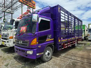 6 ล้อ ฮีโน่ เมก้า 210 แรงม้า ปี 66 กระบะคอกสูง 6.8 เมตร