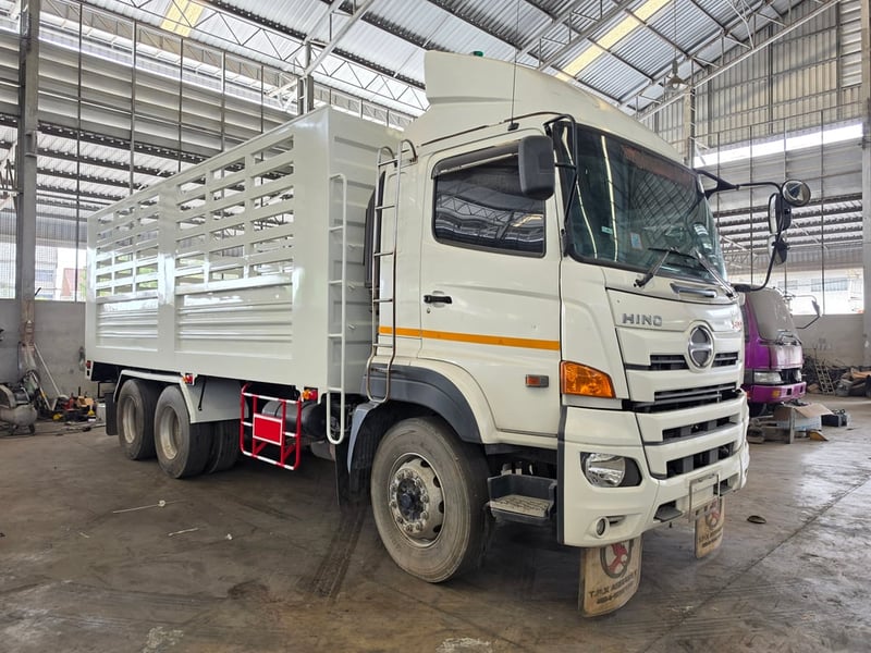 10 ล้อ ฮีโน่ วิคเตอร์ 344 แรงม้า 2เพลา กระบะคอกสูง (ไม่ดั้ม) ปี 65