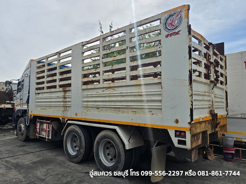 10  ล้อ ฮีโน่ วิคเตอร์ 2 เพลา เครื่อง 344 แรงม้า กระบะคอกสูง (ไม่ดั้ม)