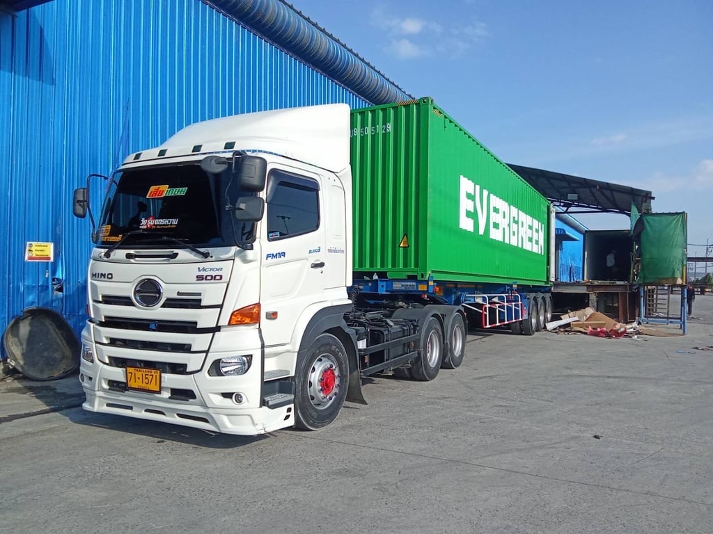 🚛 ขายรถบรรทุก Hino 500 Victor FM1A หัวลาก + หางลากตู้คอนเทนเนอร์ 🚛 🚛 ขายรถบรรทุก Hino 500 Victor FM1A หัวลาก + หางลากตู้คอนเทนเนอร์ 🚛