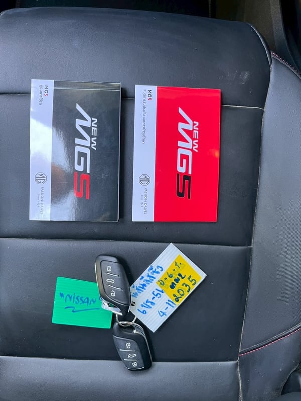 ✨ สภาพโชว์รูม! ไมล์น้อยจัด 3,xxx กม.🏎️ MG 5 1.5 PRO-X SUNROOF AUTO ปี 2025! 🏎️