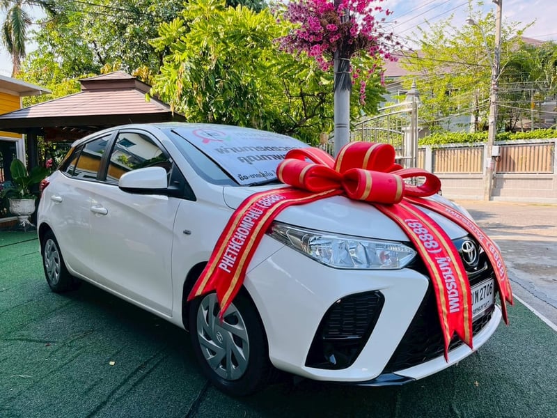 🚗⛽TOYOTA  YARIS 1.2 ENTRY AUTOปี 2022 สายประหยัดตัวจริง! ติดแก๊ส LPG พร้อมใช้! ✨🚗