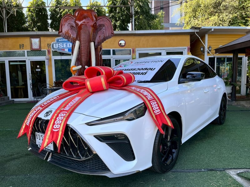 ✨ สภาพโชว์รูม! ไมล์น้อยจัด 3,xxx กม.🏎️ MG 5 1.5 PRO-X SUNROOF AUTO ปี 2025! 🏎️