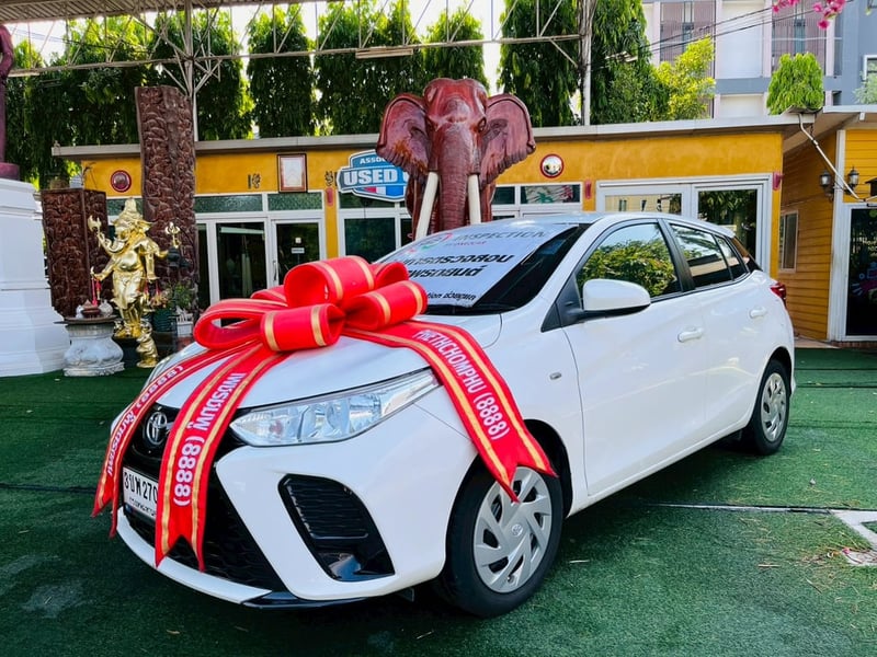 🚗⛽TOYOTA  YARIS 1.2 ENTRY AUTOปี 2022 สายประหยัดตัวจริง! ติดแก๊ส LPG พร้อมใช้! ✨🚗