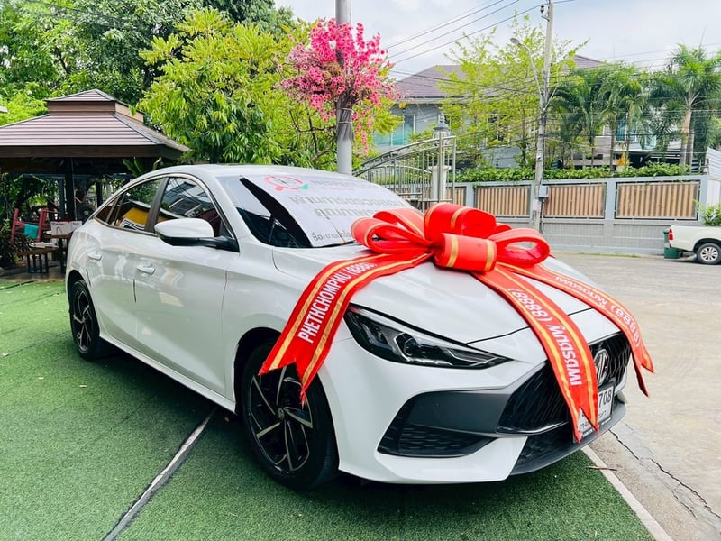 💎 สปอร์ตตัวท็อป ประหยัด x2! MG 5 1.5 X Sunroof ปี 2024 💎