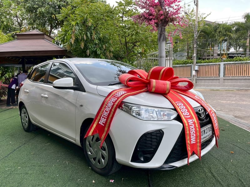 🚗 ขวัญใจมหาชน ประหยัดสุดขีด 2 ระบบ ราคาจับต้องง่าย! 🚗 TOYOTA YARIS 1.2 ENTRY AT ปี 2022 เบนซิน + แก๊ส LPG 🚗 ขวัญใจมหาชน ประหยัดสุดขีด 2 ระบบ ราคาจับต้องง่าย! 🚗 TOYOTA YARIS 1.2 ENTRY AT ปี 2022 เบนซิน + แก๊ส LPG