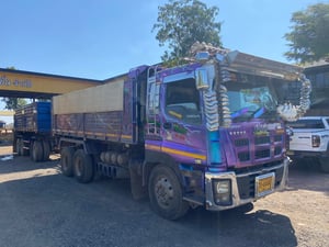 ISUZU FTR 360แรงม้า รถบรรทุก 10ล้อ พ่วงแม่ลูก ปี2023