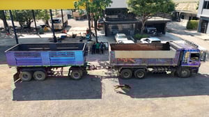 ISUZU FTR 360แรงม้า รถบรรทุก 10ล้อ พ่วงแม่ลูก ปี2023