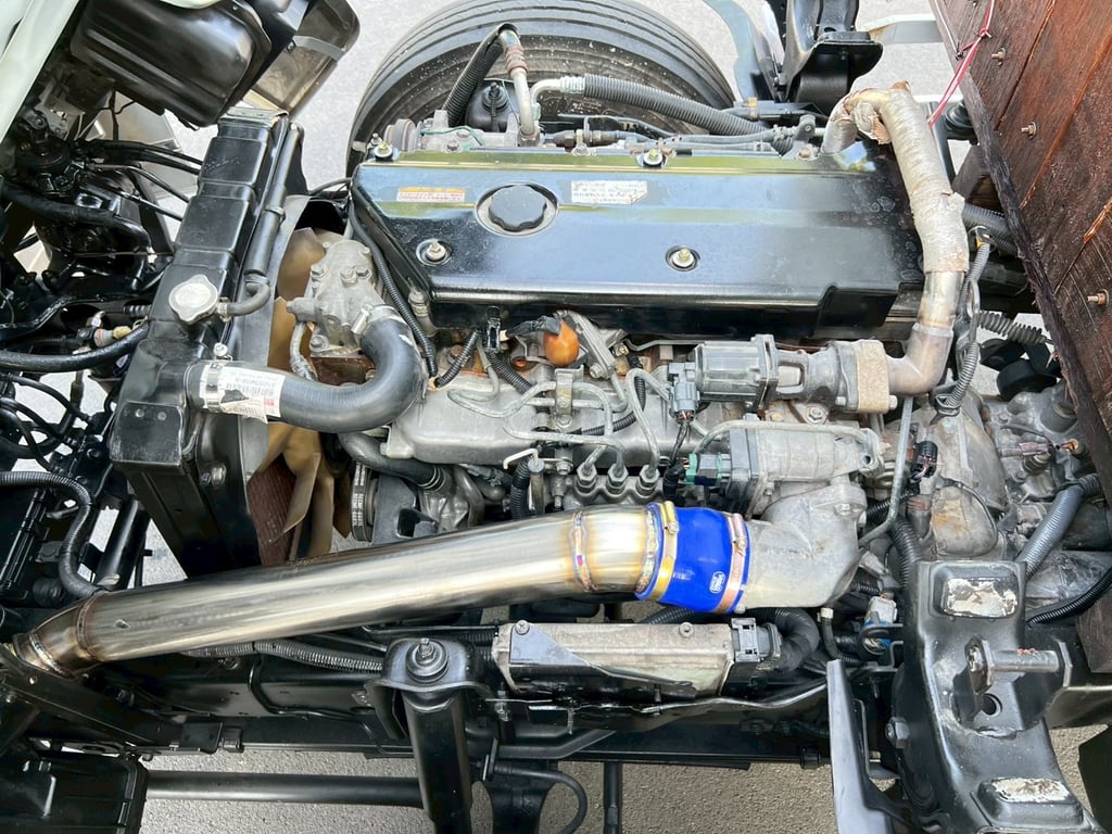 🎯6ล้อป้ายเล็กไม่ติดเวลา เครื่องยนต์130คอมมอนเรล พร้อมกระบะโครงหลังคา สวยๆพร้อมใช้งาน✅