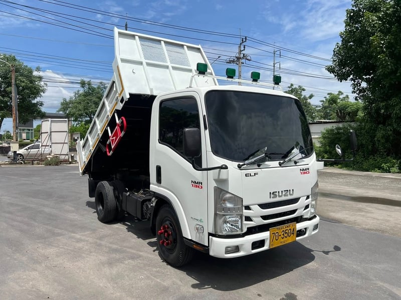 ISUZU NMR 130แรงม้า รถบรรทุก 6ล้อ ดั้มพ์ ปี2020