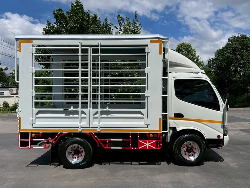 ✨🌻HINO ตัวATOM  พร้อมกระบะโครงหลังคา เปิดรอบด้าน สวยๆพร้อมใช้งาน 🚚✨