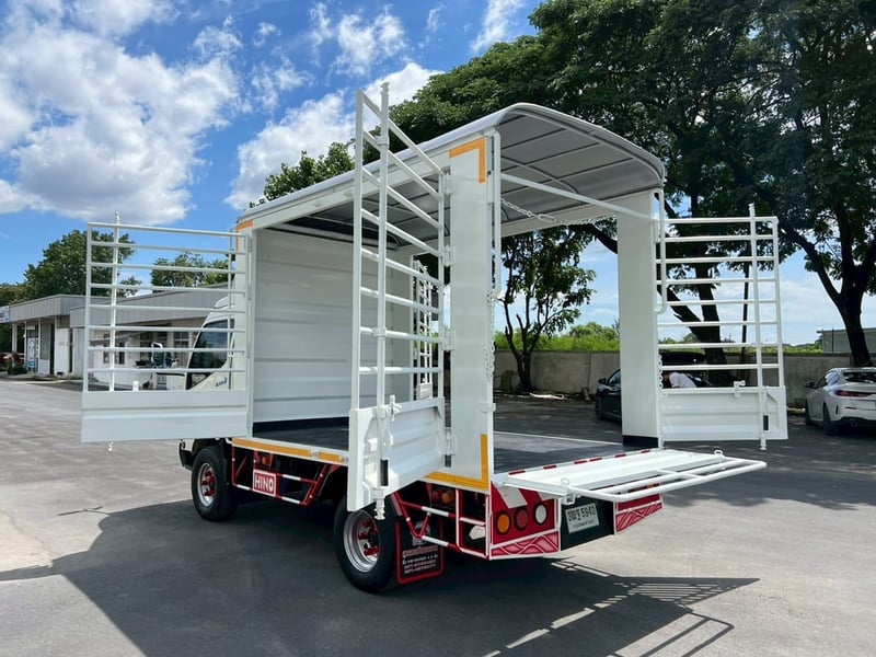 ✨🌻HINO ตัวATOM  พร้อมกระบะโครงหลังคา เปิดรอบด้าน สวยๆพร้อมใช้งาน 🚚✨