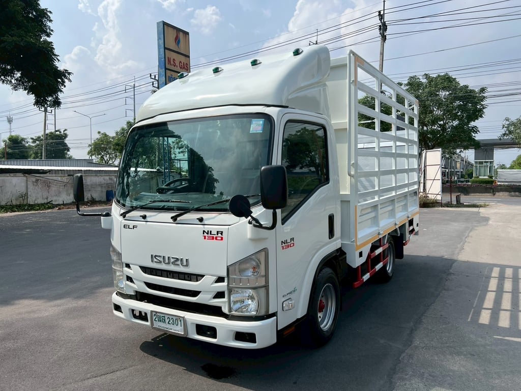 🎯Isuzu NLR 130 ปี 2563 พร้อมกระบะมีข้างเสริม มีลิฟต์ท้ายอย่างดี✨