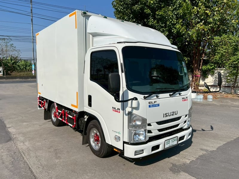 🎯Isuzu NLR 130 ปี 2565 พร้อมตู้แห้งยาว3.20 เมตร มีลิฟต์ท้ายอย่างดี✨