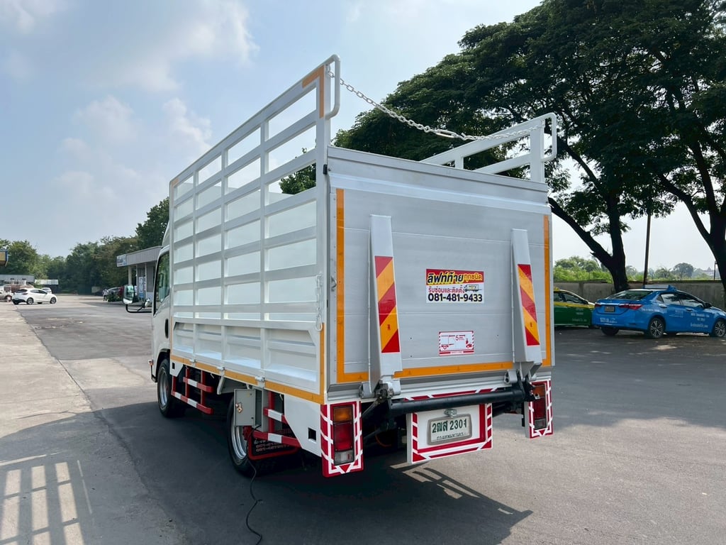 🎯Isuzu NLR 130 ปี 2563 พร้อมกระบะมีข้างเสริม มีลิฟต์ท้ายอย่างดี✨