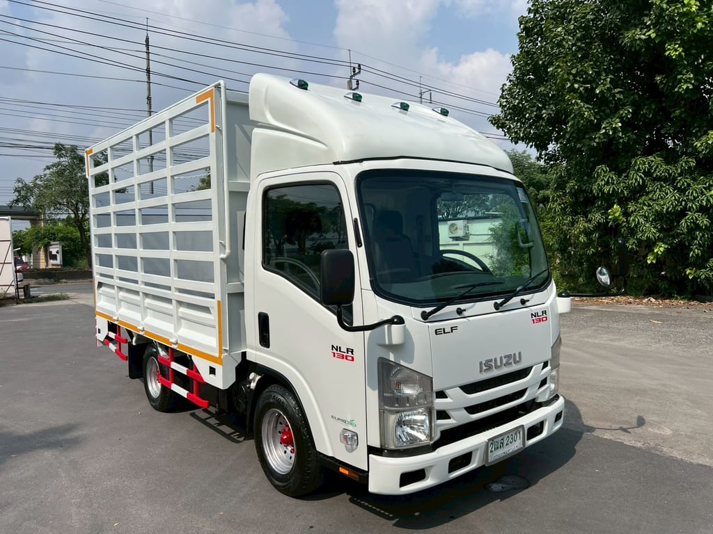 🎯Isuzu NLR 130 ปี 2563 พร้อมกระบะมีข้างเสริม มีลิฟต์ท้ายอย่างดี✨