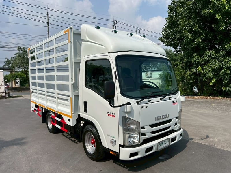 🎯Isuzu NLR 130 ปี 2563 พร้อมกระบะมีข้างเสริม มีลิฟต์ท้ายอย่างดี✨