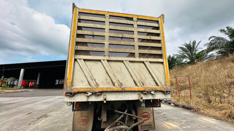 รถบรรทุกแม่ลูกดั้ม HINO รุ่น FM1AN1D-SHT สีขาว 6 สูบ 344 แรงม้า ปี 2560(พ.ย.) รถบรรทุกแม่ลูกดั้ม HINO รุ่น FM1AN1D-SHT สีขาว 6 สูบ 344 แรงม้า ปี 2560(พ.ย.)