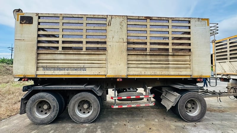 รถบรรทุกแม่ลูกดั้ม HINO รุ่น FM1AN1D-SHT สีขาว 6 สูบ 344 แรงม้า ปี 2560(พ.ย.) รถบรรทุกแม่ลูกดั้ม HINO รุ่น FM1AN1D-SHT สีขาว 6 สูบ 344 แรงม้า ปี 2560(พ.ย.)