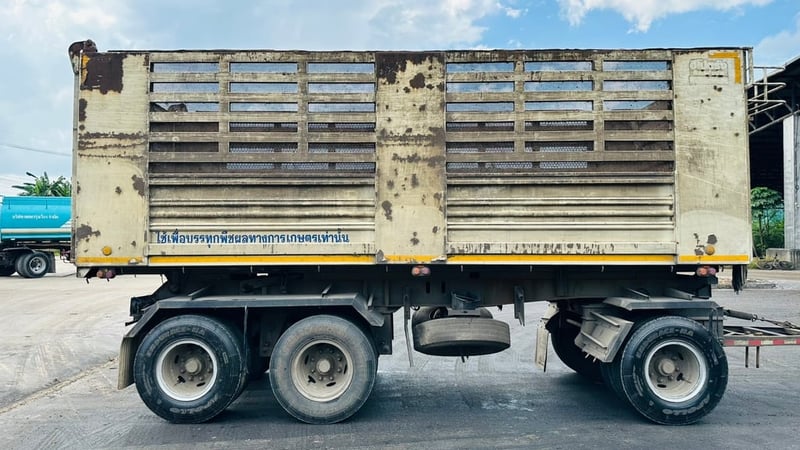 รถบรรทุกแม่ลูกดั้ม HINO รุ่น FM1AN1D-SHT สีขาว 6 สูบ 344 แรงม้า ปี 2559(มิ.ย.) รถบรรทุกแม่ลูกดั้ม HINO รุ่น FM1AN1D-SHT สีขาว 6 สูบ 344 แรงม้า ปี 2559(มิ.ย.)