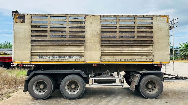 รถบรรทุกแม่ลูกดั้ม HINO รุ่น FM1AN1D-SHT สีขาว 6 สูบ 344 แรงม้า ปี 2560(พ.ค.)