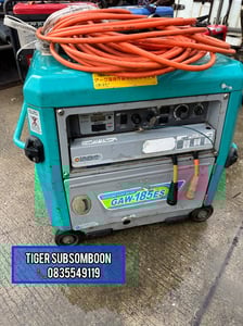 ตู้เชื่อมพร้อมชุดปั่นไฟDenyo รุ่นใหม่ มือสองญี่ปุ่น