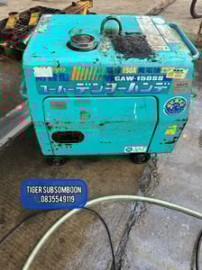 เครื่องเชื่อมพร้อมชุดปั่นไฟมือสองญี่ปุ่นสภาพสวยยี่ห้อเด็นโย่