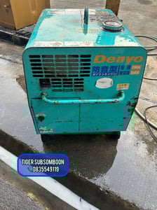 เครื่องเชื่อมพร้อมชุดปั่นไฟมือสองญี่ปุ่นสภาพสวยยี่ห้อเด็นโย่