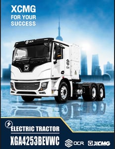 รถบรรทุกหัวลาก พลังงานไฟฟ้า 100% XCMG รุ่น XGA4253BVWC ใหม่ป้ายแดง