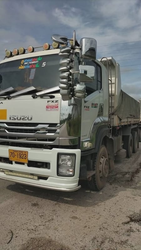 รถพ่วงisuzu Fxz 360 แม่ลูกปี 58 รถพ่วงisuzu Fxz 360 แม่ลูกปี 58