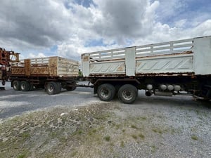 รถพ่วงISUZUแม่ลูก𝟮𝟮ล้อ รถพ่วงISUZUแม่ลูก𝟮𝟮ล้อ