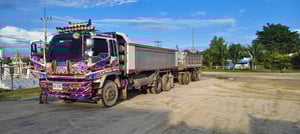 รถพ่วงisuzu FX Z ยูโรทูดั้มแม่ลูก 270 แรงngv รถพ่วงisuzu FX Z ยูโรทูดั้มแม่ลูก 270 แรงngv