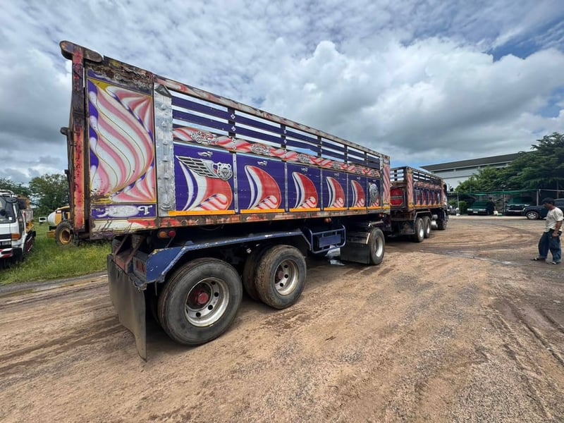 รถพ่วง isuzu 360แรง แม่ลูกปี59 