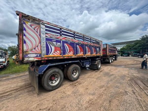 รถพ่วง isuzu 360แรง แม่ลูกปี59 