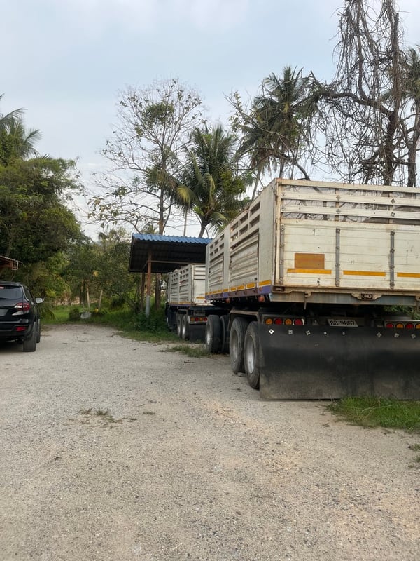 รถ10พ่วงISUZU 360แม่ลูกปี57 ดั้มเสาธง 