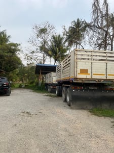 รถ10พ่วงISUZU 360แม่ลูกปี57 ดั้มเสาธง 