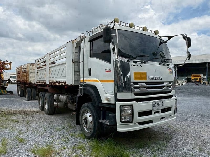 รถพ่วงISUZUแม่ลูก𝟮𝟮ล้อ รถพ่วงISUZUแม่ลูก𝟮𝟮ล้อ