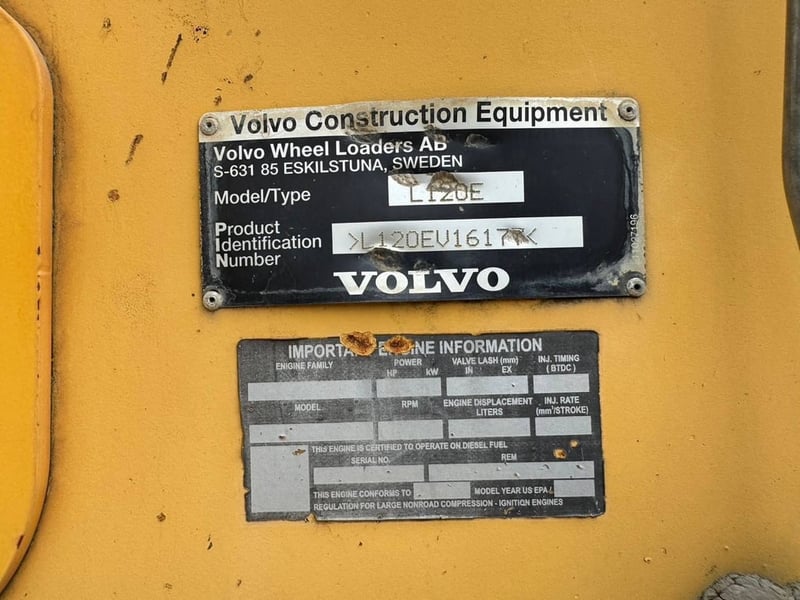 รถตักล้อยางวอนโว่L120E รถตักล้อยางวอนโว่L120E