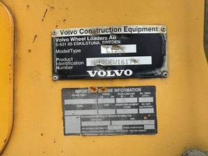 รถตักล้อยางวอนโว่L120E รถตักล้อยางวอนโว่L120E