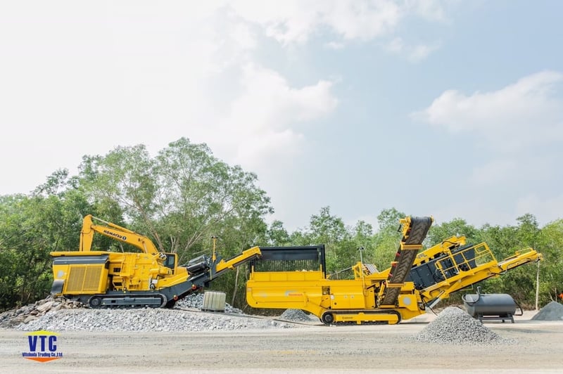 Keestrack c4 (เครื่องจักรคัดแยกขนาดของหิน ทราย กรวด และวัสดุอื่นๆ) Keestrack c4 (เครื่องจักรคัดแยกขนาดของหิน ทราย กรวด และวัสดุอื่นๆ)